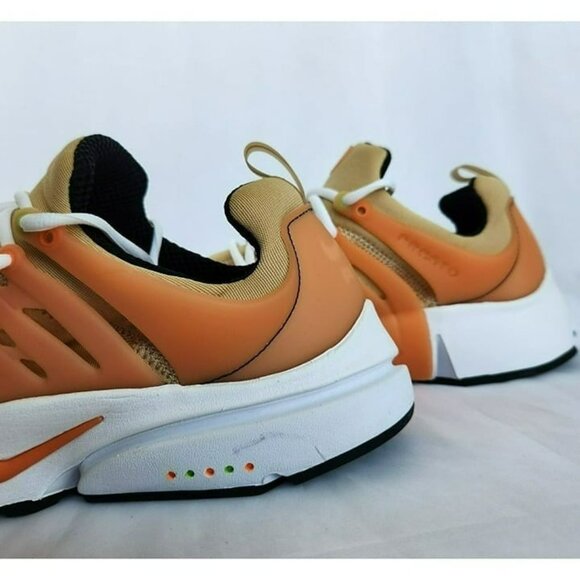 SIZE 14 MEN'S NIKE PRESTO RUNNING SNEAKERS FJ4006-252 SESAME BRIGHT MANDARIN - Picture 7 of 8